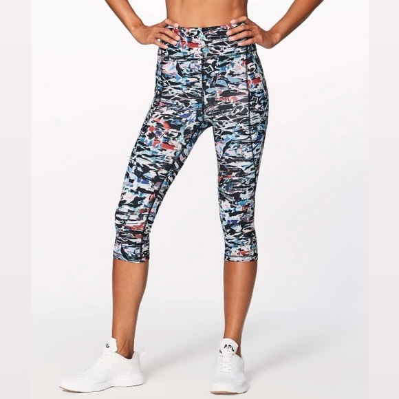 lululemon athletica Pants - Lululemon Break Free crop leggings Nulux 17’’. 🖤
